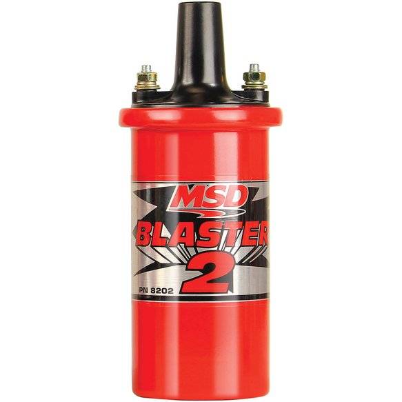 Image of Msd Universal Ignition Coil - Use with an MSD Ignition Box - Blaster 2 - Red