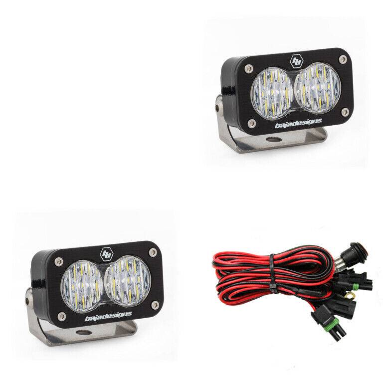 Image of Baja Designs 487805 LED Light Pods Wide Cornering Pattern Pair S2 Pro Series