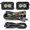 Image of Baja Designs 487807 Flush Mount S2 Pair LED Light Pod Kit Wide Cornering