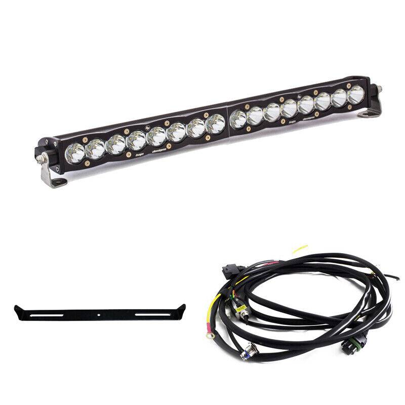 Image of Baja Designs S8 20" Spot LED Light Bar w/ Mount & Harness Kit
