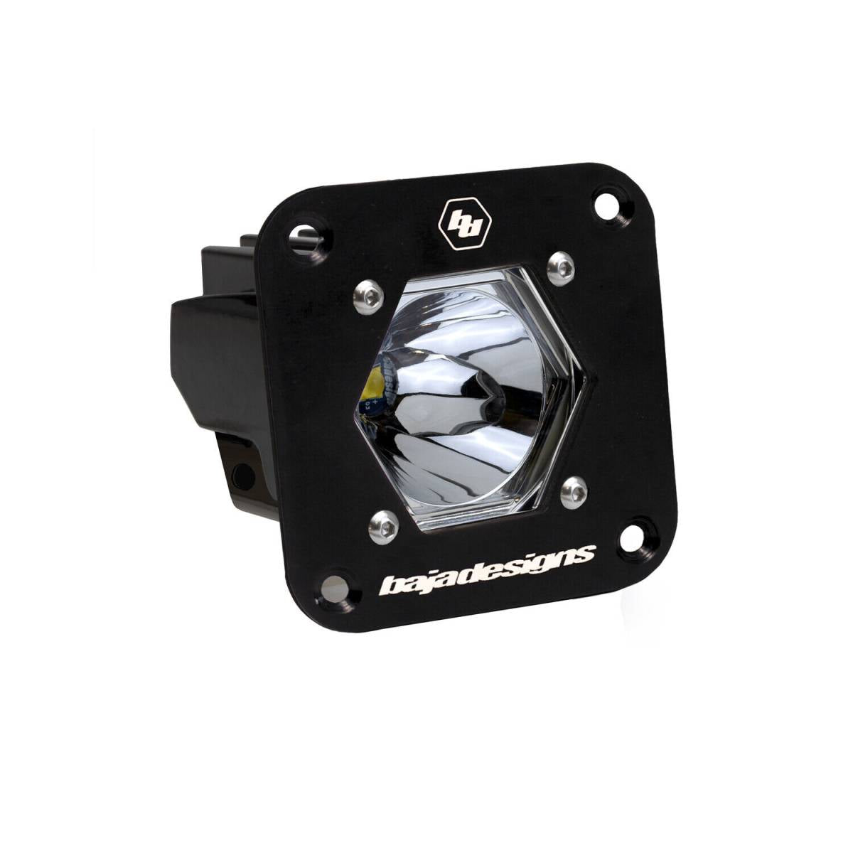 Image of Baja Designs 381001 Flush Mount S1 Clear Spot LED Light Pod - Universal