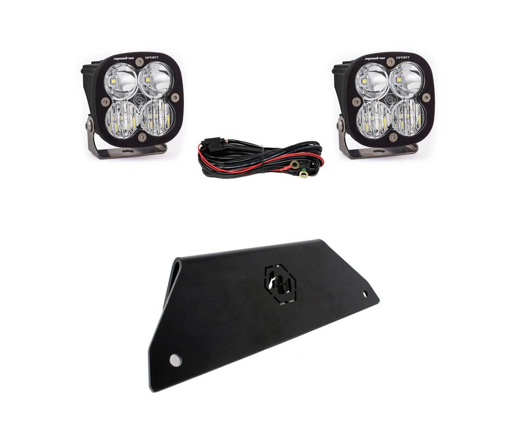 Image of Baja Designs Sport D/C Clear Lower Bumper LED Light Kit For 20-24 Polaris RZR