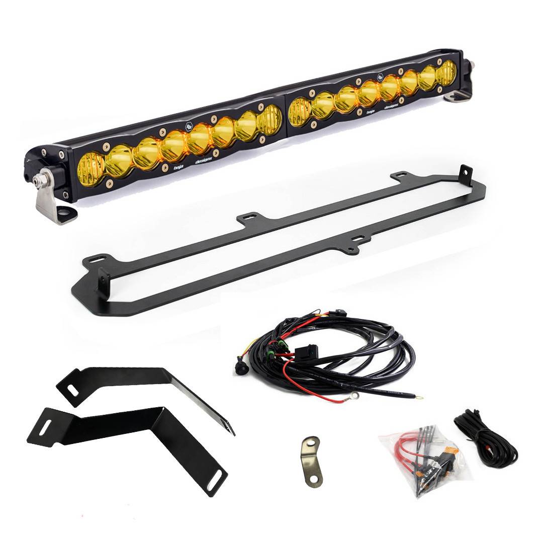 Image of Baja Designs 20” S8 OEM Replacement Amber Grille Light Kit For 22-24 Tundra TRD