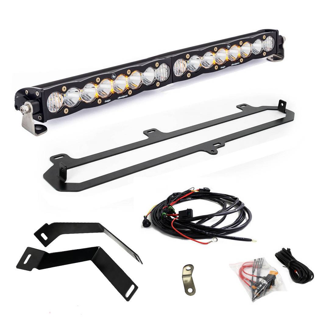 Image of Baja Designs 20” S8 OEM Replacement Clear Grille Light Kit For 22-24 Tundra TRD