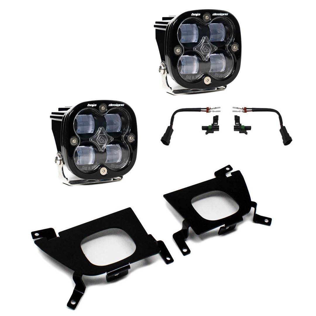 Image of Baja Designs Squadron SAE Fog Pocket Light Kit For 19-22 Chevy 1500/2500/3500