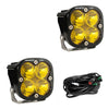 Image of Baja Designs Squadron Pro Black Led Auxiliary Amber Light Pod Pair - Universal