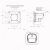 Image of Baja Designs S1 White Flush Mount Auxiliary Wide Cornering Light Pod - Universal