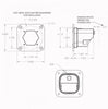 Image of Baja Designs S1 White Flush Mount Auxiliary LED Spot Light Pod - Universal