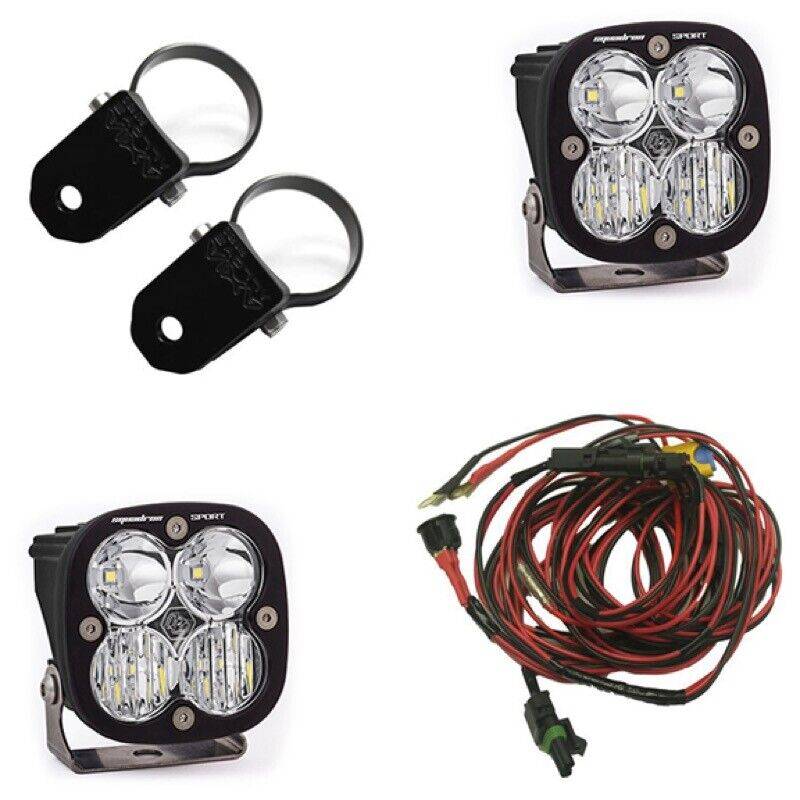 Image of Baja Designs Squadron Sport LED Light 2' A-Pillar Mount Can-Am Commander