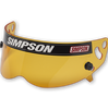 Image of Simpson Racing Helmet Replacement Shields - Amber - Bandit, Super/ Drag Bandit