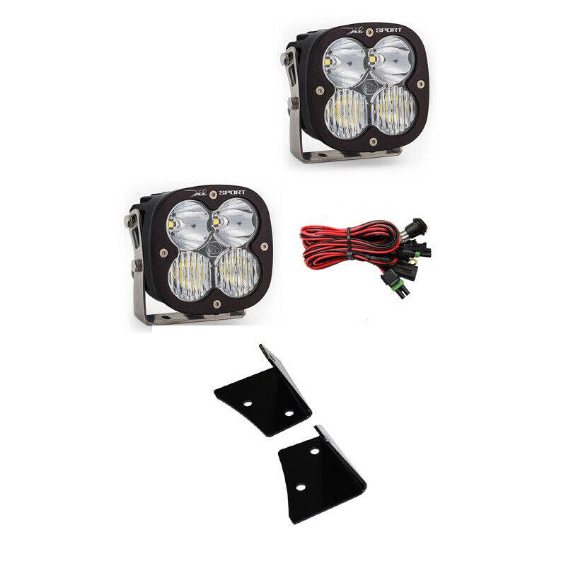 Image of Baja Designs XL Sport Pair Driving/Combo LED Mount Kit For 07-18 Jeep Wrangler