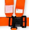 Image of RaceQuip Latch & Link 5 Point Harness Set - 3 in. Lap and 2 in. Sub - Orange
