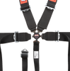 Image of RaceQuip Camlock 5 Point Harness Set- 3 in. Lap and Shoulder - 2 in. Sub - Black