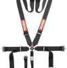 Image of RaceQuip Camlock 5 Point Harness Set- 3 in. Lap and Shoulder - 2 in. Sub - Black
