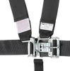 Image of RaceQuip Latch & Link 5 Point Harness Set - 3 in. Lap and - 2 in. Sub - Black