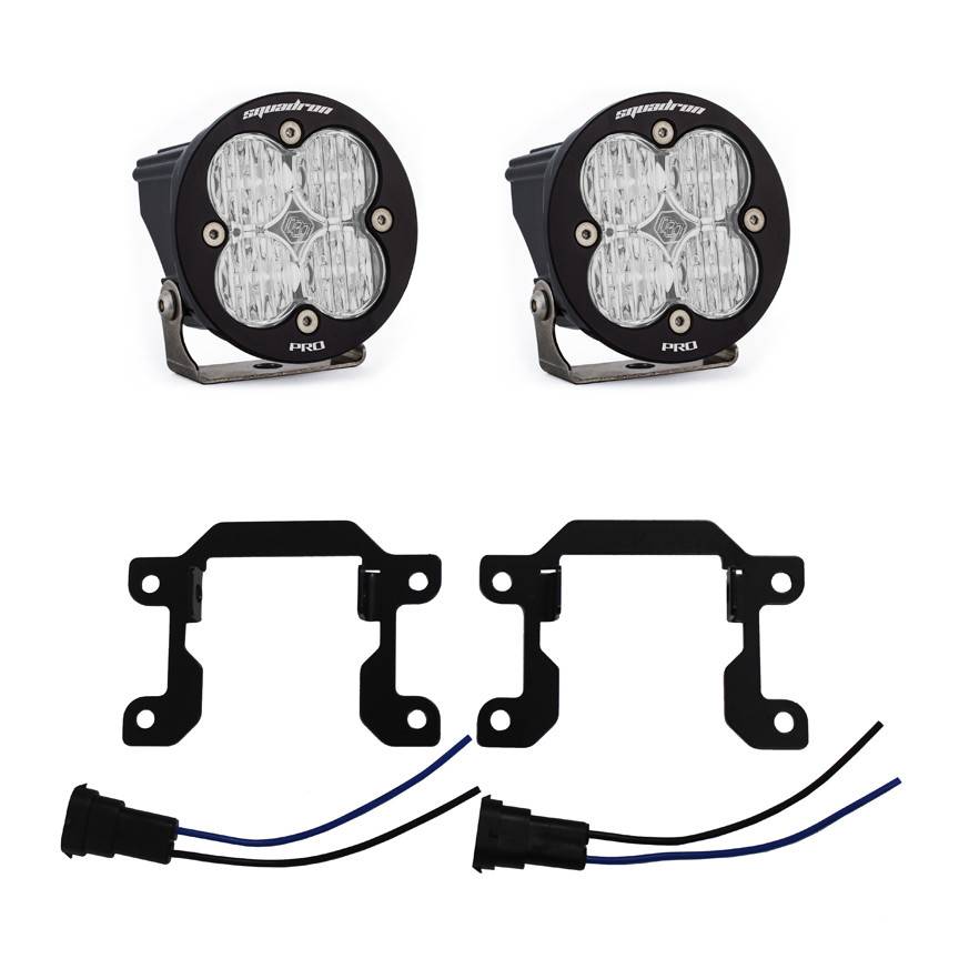Image of Baja Designs Squadron Sport Fog Pocket Clear Light Kit For 19-22 Ram Big Horn