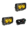 Image of Baja Designs S2 Sport Universal Pair Spot LED Lights Amber