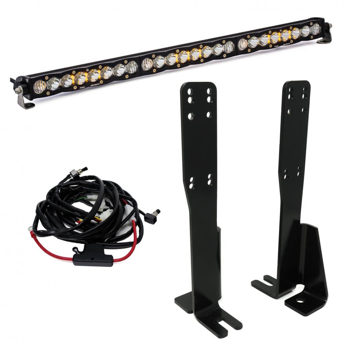 Image of Baja Designs S8 30" LED Light Bar And Grille Mount For 2014-2023 Toyota 4Runner