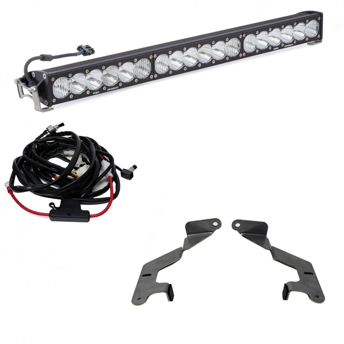 Image of Baja Designs OnX6+ 30 Inch Grille Light Bar Kit For 2014-2021 Toyota Tundra