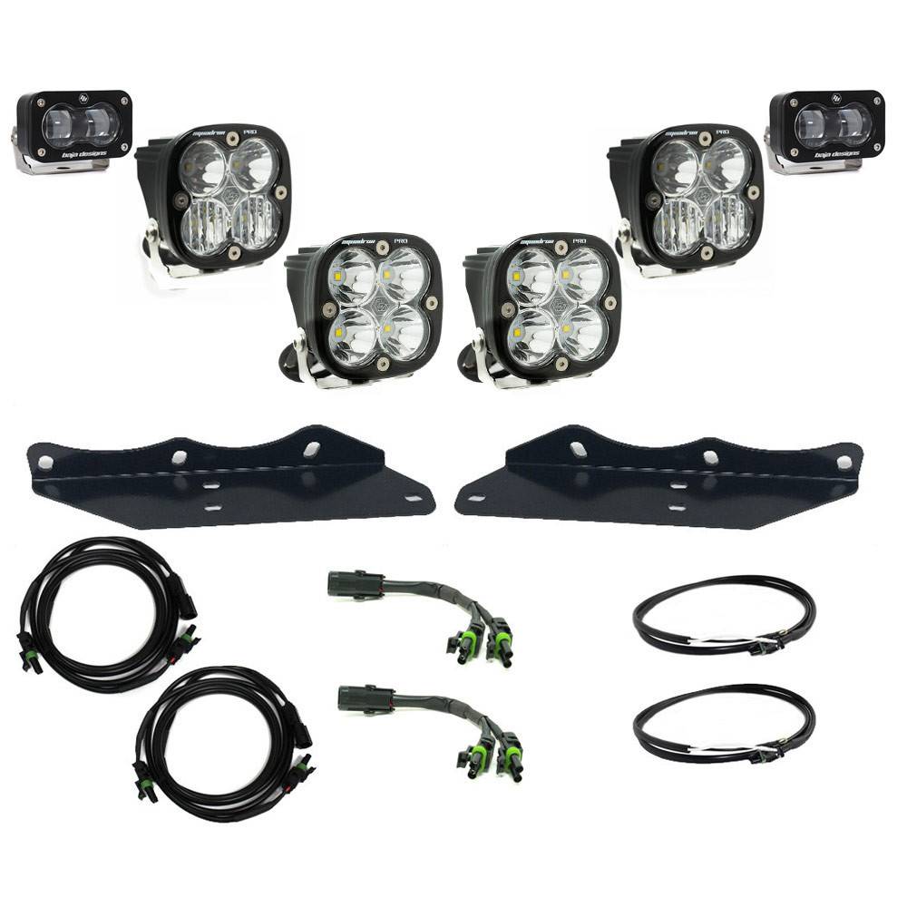 Image of Baja Designs Squadron/S2 SAE Pro Clear Pocket Fog Lights For 17-20 Ford Raptor
