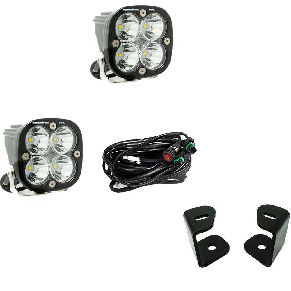 Image of Baja Designs Squadron Pro A-Pillar LED Light Kit For Dodge Ram 1500 2009-2019
