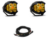 Image of Baja Designs LP4 Pro Universal LED Auxiliary Amber Light Pods/Wire Harness