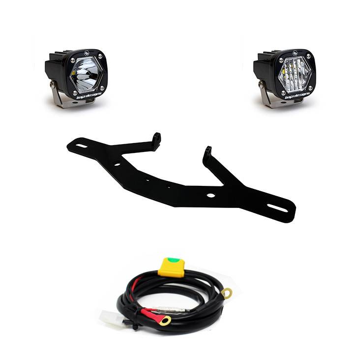 Image of Baja Designs S1 Frame Mount LED Light Kit For 19-21 KTM 390/790/890 Adventure