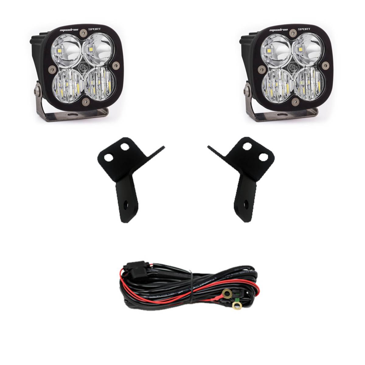 Image of Baja Designs Squadron Sport A-Pillar LED Light Kit For 2019-2022 Honda Talon