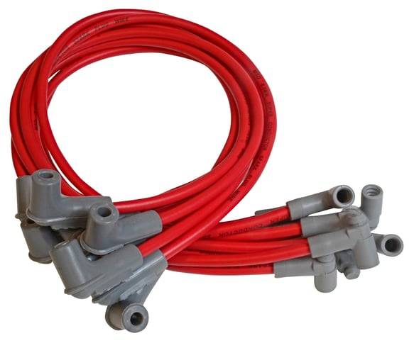 Image of MSD Super Conductor Spark Plug Wire Set - Hei Tower Cap For 75-89 Chevrolet/GMC