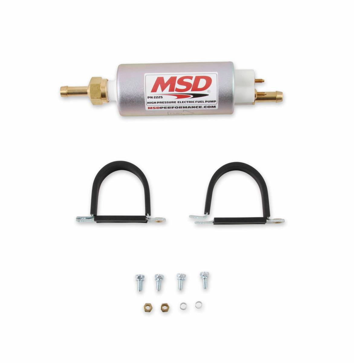 Image of MSD Ignition  High Pressure Electric Fuel Pump  - 45 GPH at 60 PSI