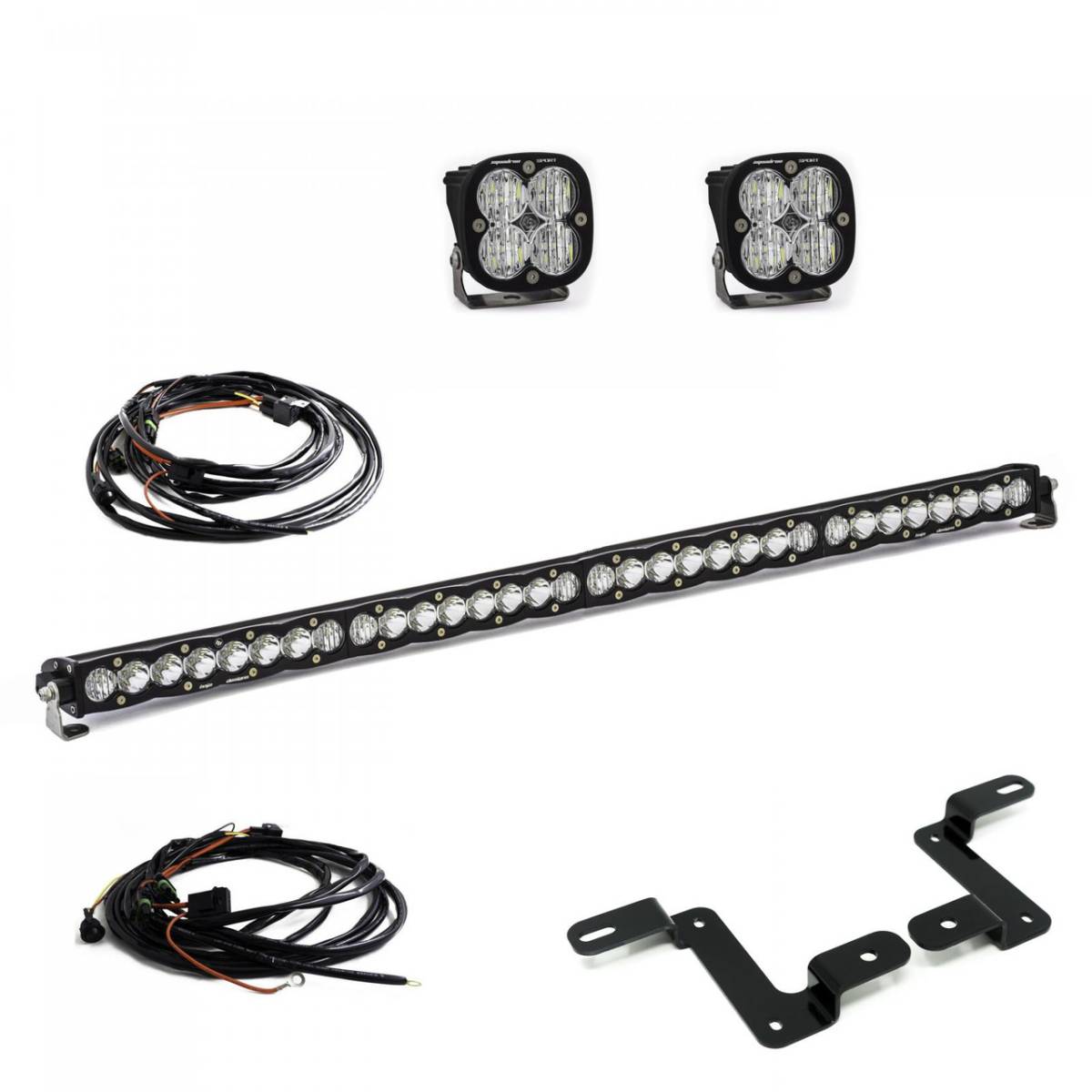 Image of Baja Designs Squadron Sport/S8 40" A-Pillar/Cowl Mount Light Kit For 18-24 Jeep