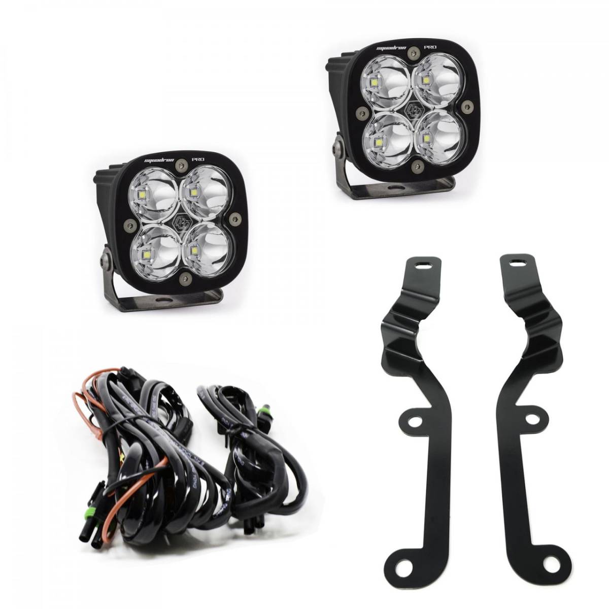 Image of Baja Designs Squadron Pro A-Pillar Light Kit For 19-21 Chevrolet Silverado 1500