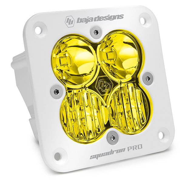 Image of Baja Designs Squadron Pro Flush Mount White Amber LED Driving/Combo Light Pod
