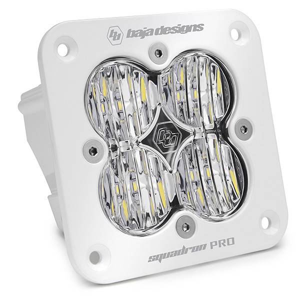Image of Baja Designs Squadron Pro Flush Mount White Clear LED Wide Cornering Light Pod