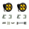Image of Baja Design Squadron R SAE Amber Fog Light Kit For 19-24 Jeep Wrangler/Gladiator