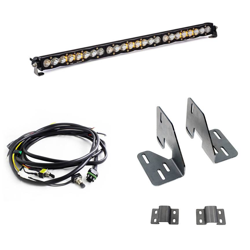 Baja Designs S8 30 Inch Grille Light Bar Kit For 18 19 Gmc Sierra 2500 Rudys Performance Parts 9169