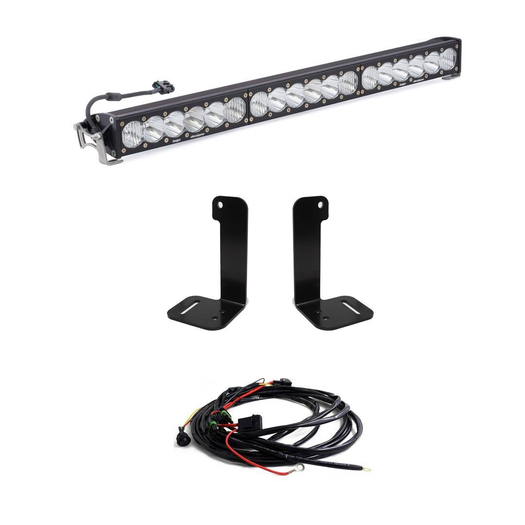 Image of Baja Designs OnX6+ 30" LED Bumper Light Kit For 20-24 Jeep Wrangler/Gladiator