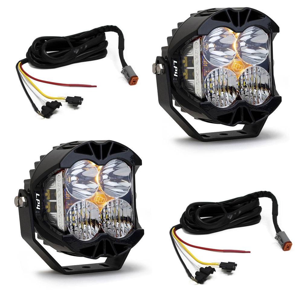 Image of Baja Designs LP4 Pro LED Bumper Light Kit For 19-24 Jeep Wrangler JL/Gladiator