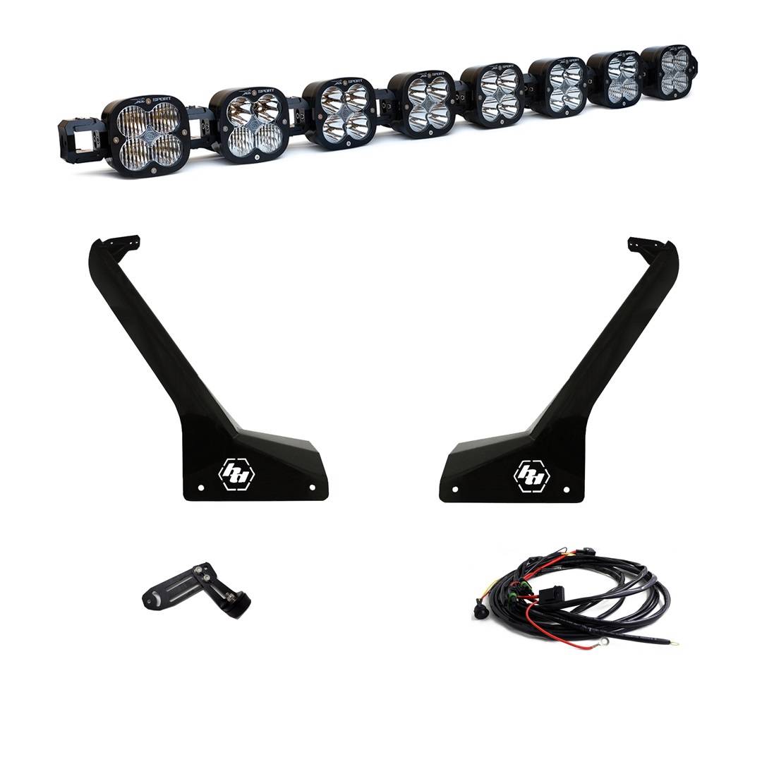 Image of Baja Designs XL Linkable Roof Mount Light Kit For 18-24 Jeep Wrangler/Gladiator