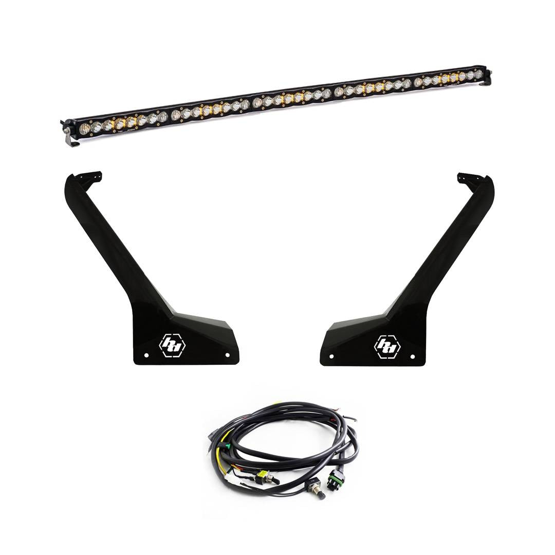 Image of Baja Designs S8 50" LED Roof Mount Light Kit For 18-24 Jeep Wrangler/Gladiator