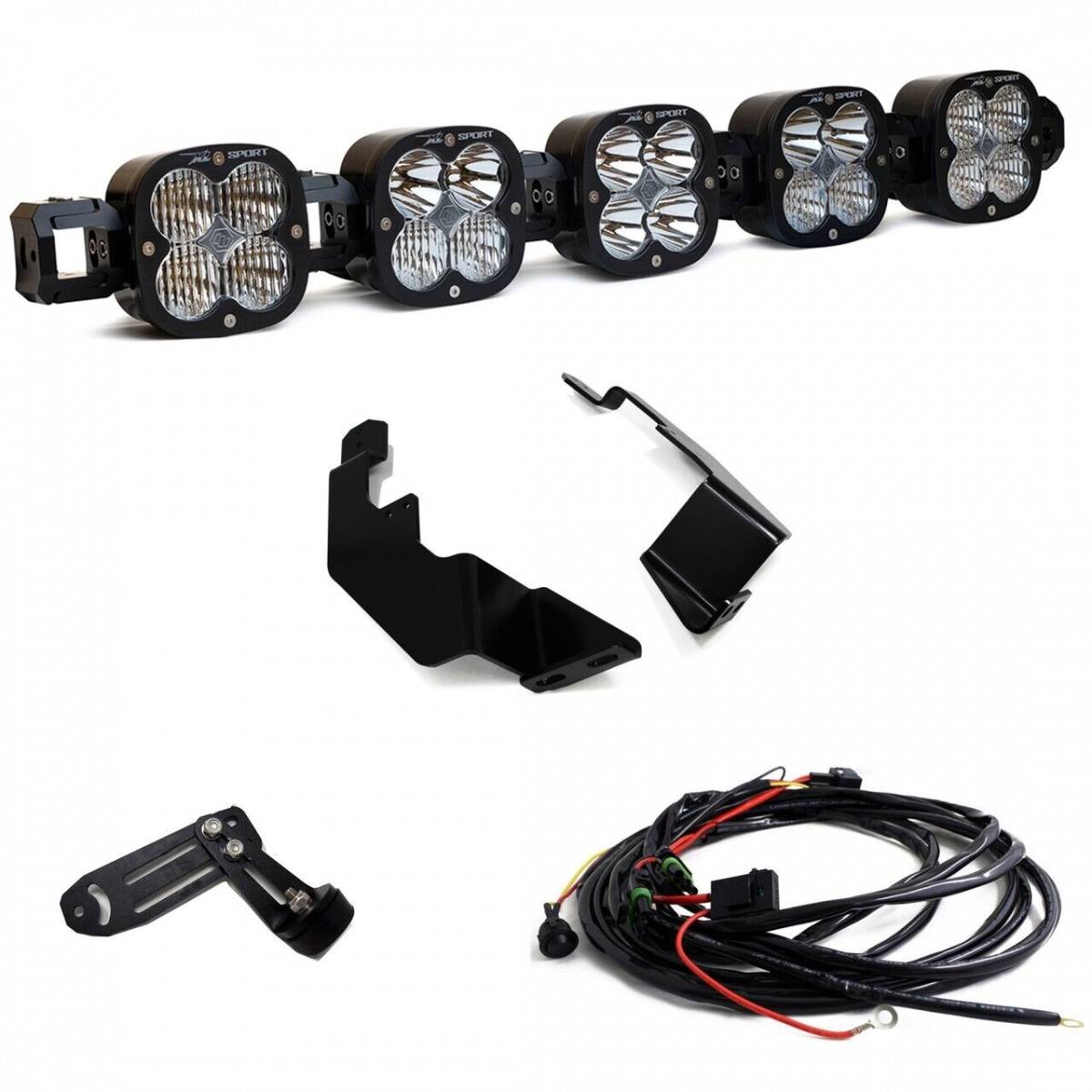 Image of Baja Designs XL Linkable LED Bumper Light Kit For 2016-2023 Toyota Tacoma
