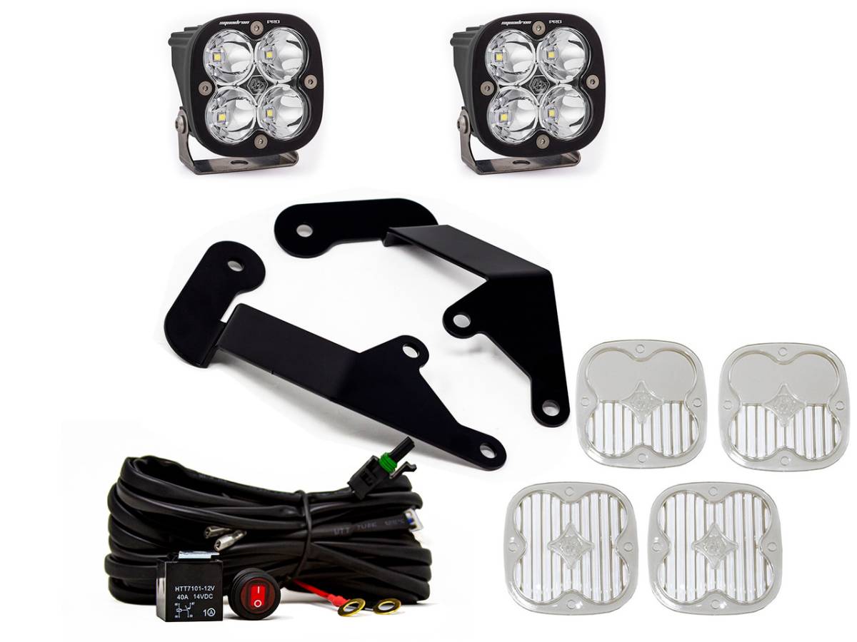 Image of Baja Designs Squadron Pro LED A-Pillar Light Kit For 2021-2024 Ford Bronco Sport