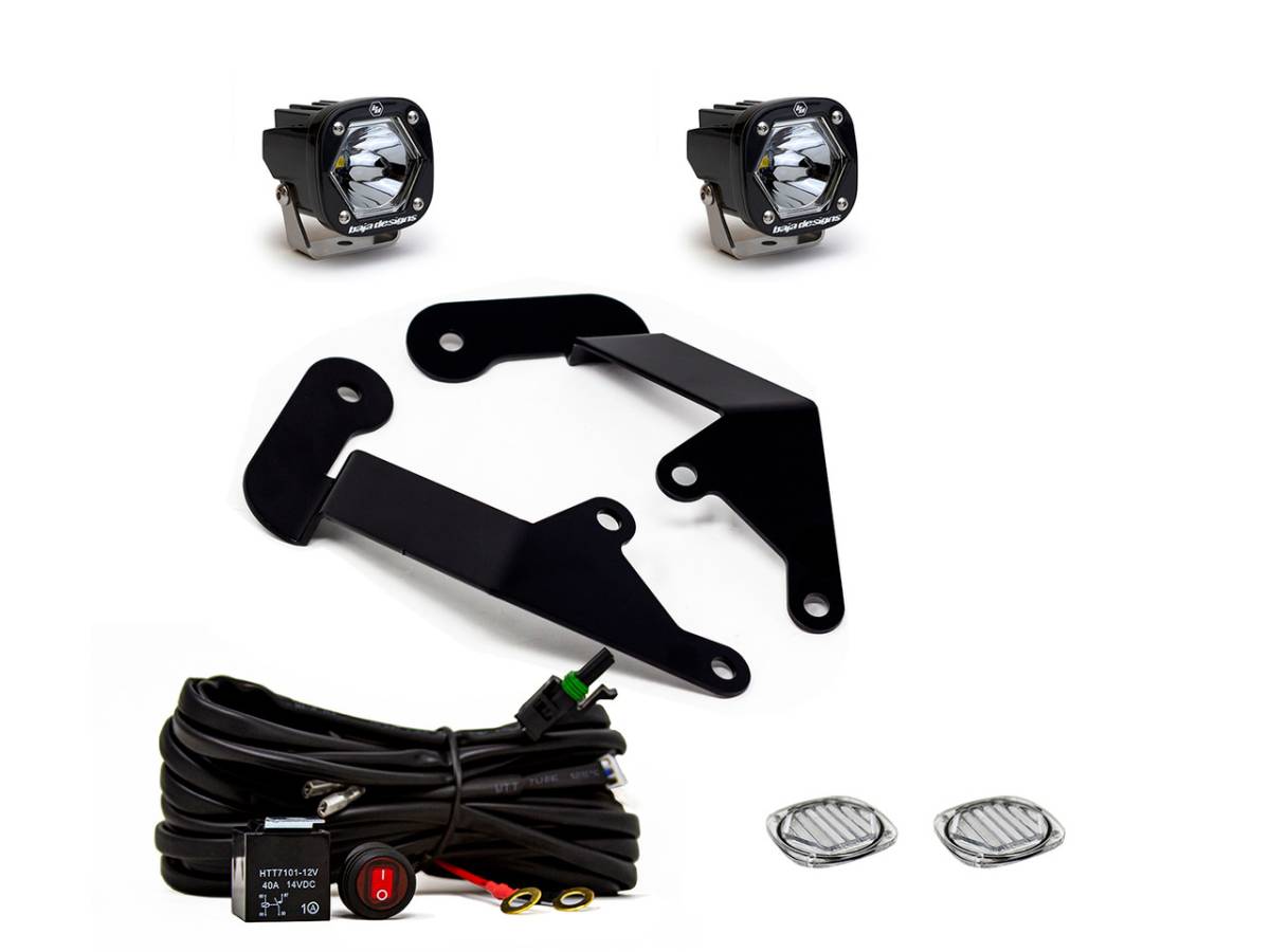Image of Baja Designs S1 LED A-Pillar Light Kit For 2021-2024 Ford Bronco Sport