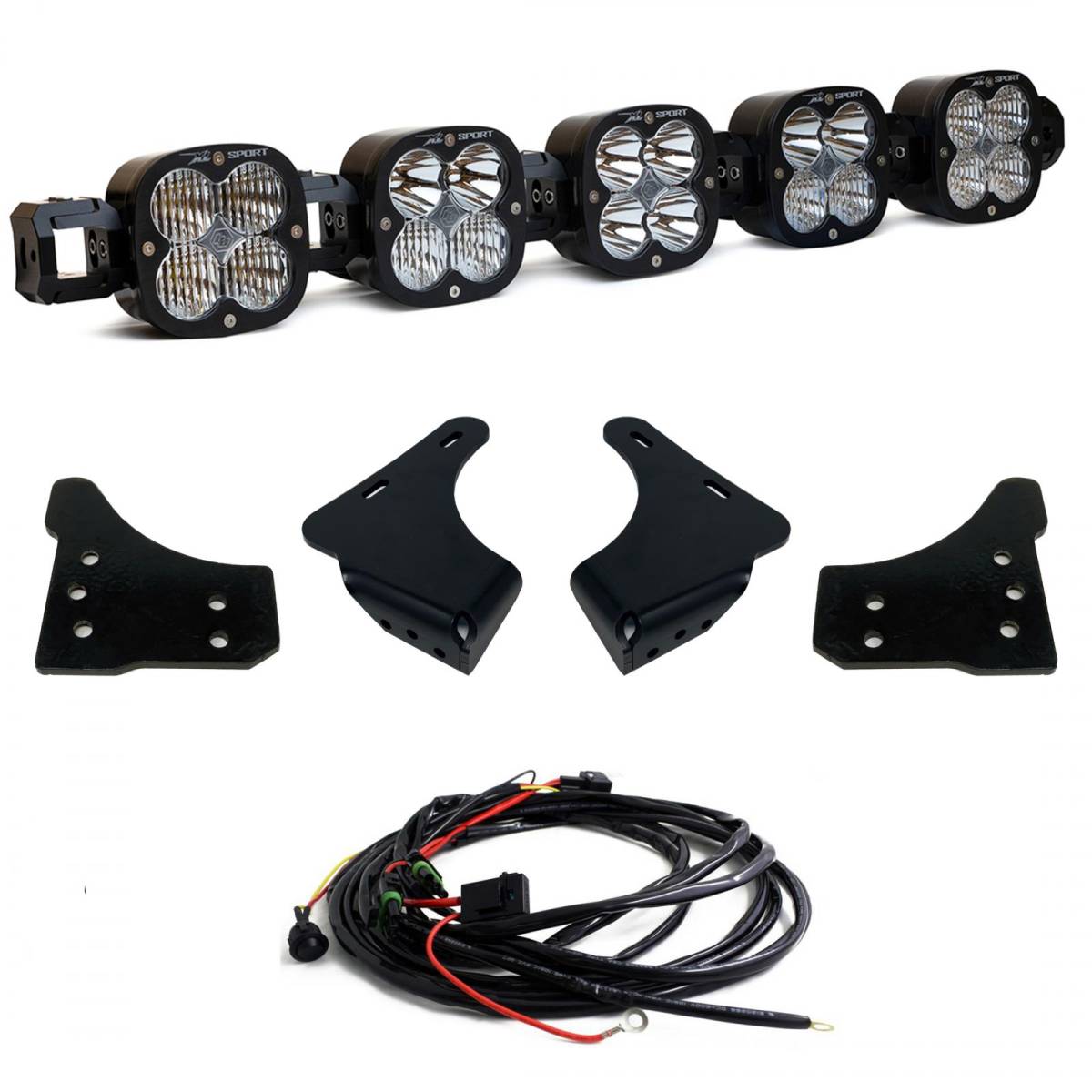 Image of Baja Designs XL Linkable Bumper LED Light Kit For 2021-2023 Ford F-150