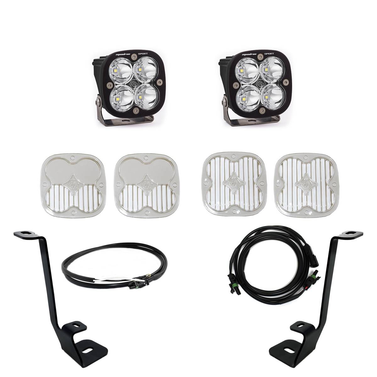 Image of Baja Designs Squadron Sport LED A-Pillar Light Kit For 2021-2022 Ford F-150