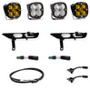 Image of Baja Designs Squadron SAE/Pro Amber/Clear Fog Light Kit For 2021-2023 Ford F-150