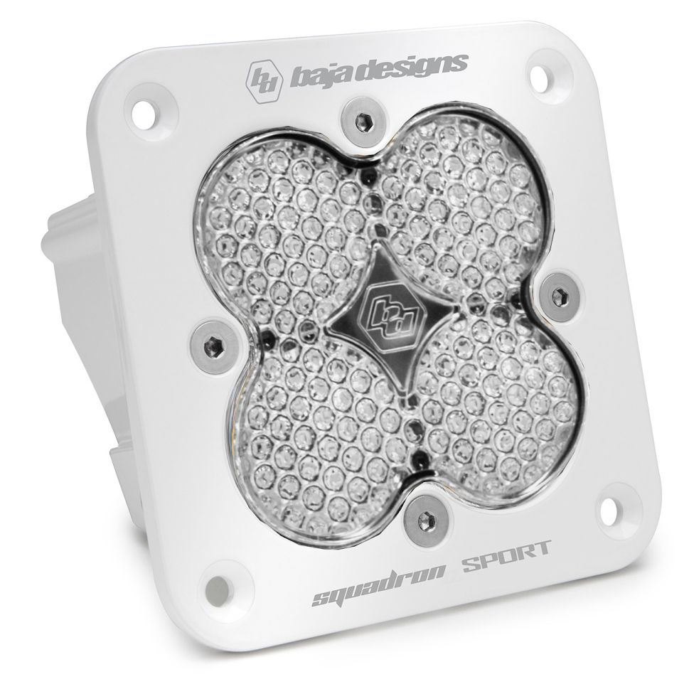 Image of Baja Designs White Squadron Sport Flush Mount Work/Scene Beam LED Light Pod