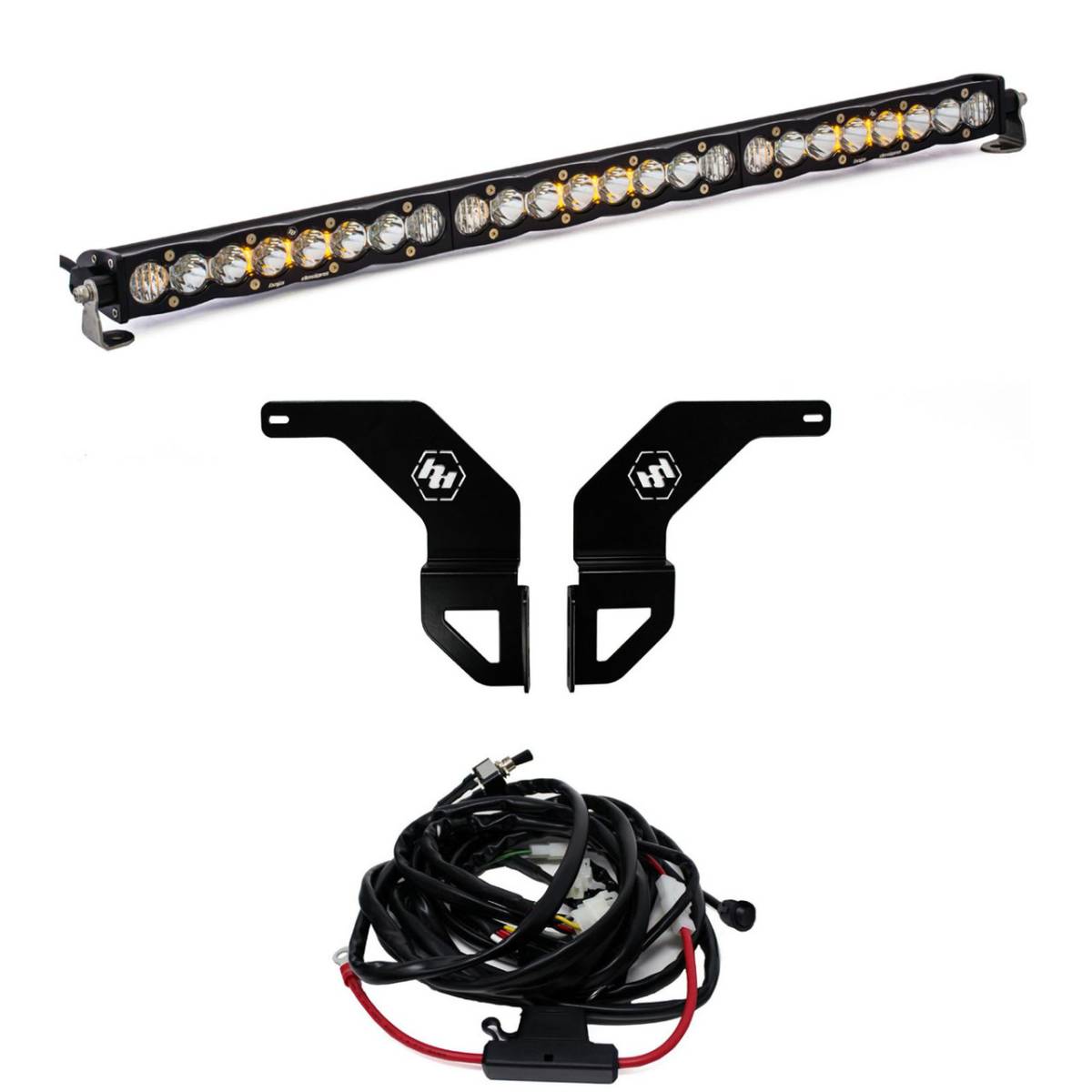 Image of Baja Designs S8 30 inch LED Bumper Light Bar Kit For 2016-2023 Toyota Tacoma