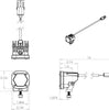 Image of Baja Designs 380001WT White S1 Spot Clear Lens LED Light W/ Mounting Bracket