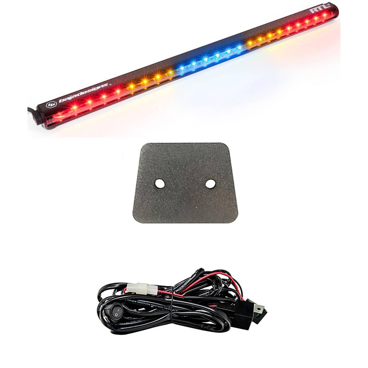Image of Baja Designs RTL 30 Inch Blue LED Rear Tail Light Kit For 2019-2022 Honda Talon